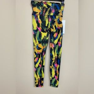 NWT Lululemon Wunder Bery Colorful Tights